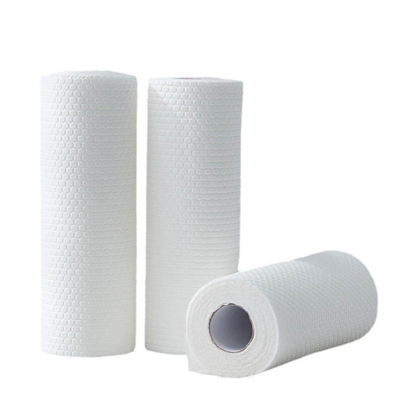 Lazy Rag Printed Kitchen Non-Woven Wet And Dry Household Rag Disposable Non-Woven Thickened Kitchen Rag - Image 1